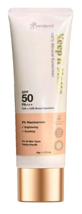 Barefaced Ph Keep It Matte Mineral Sunscreen SPF 50