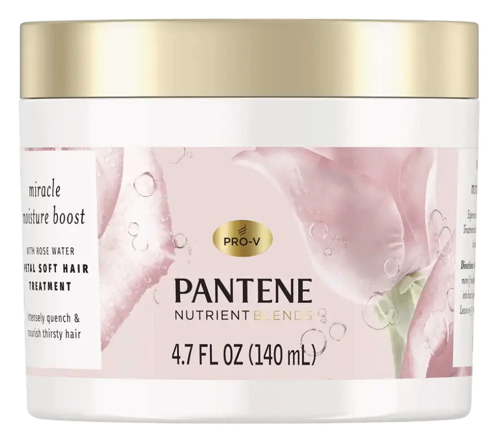 Pantene Nutrient Blends Miracle Moisture Boost Rose Water Petal Soft Hair Treatment