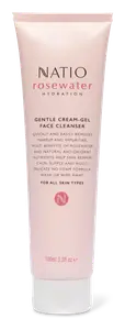 Natio Rosewater Hydration Gentle Cream-Gel Face Cleanser