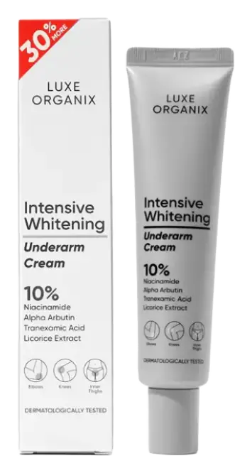 Luxe Organix Intensive Whitening Underarm Cream 10% Niacinamide