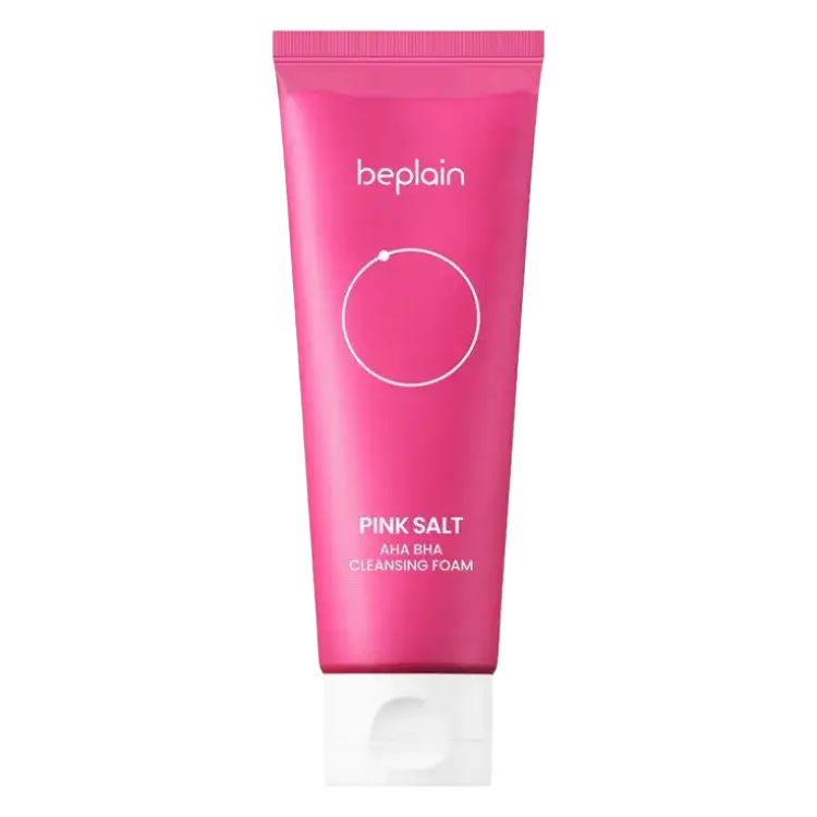 Beplain Pink Salt AHA BHA Cleansing Foam