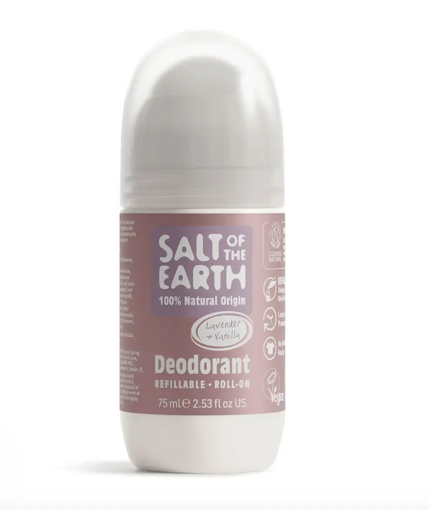 Salt Of The Earth Lavender & Vanilla Natural Refillable Roll-On Deodorant