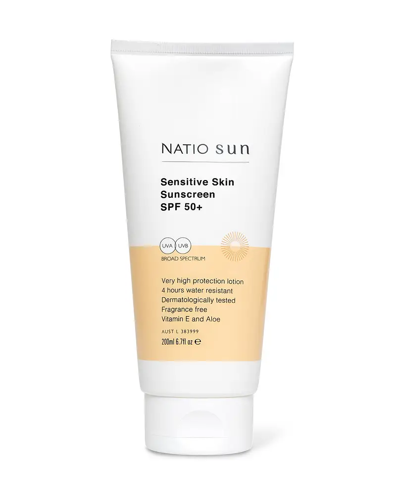 Natio Sensitive Skin Sunscreen SPF 50+