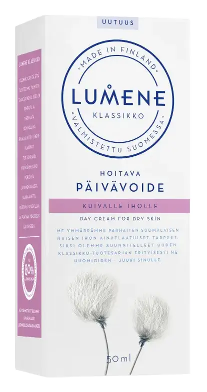 Lumene Klassikko Hoitava Päivävoide - Kuivalle Iholle