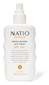Natio Moisturising Sun Spray SPF 50+