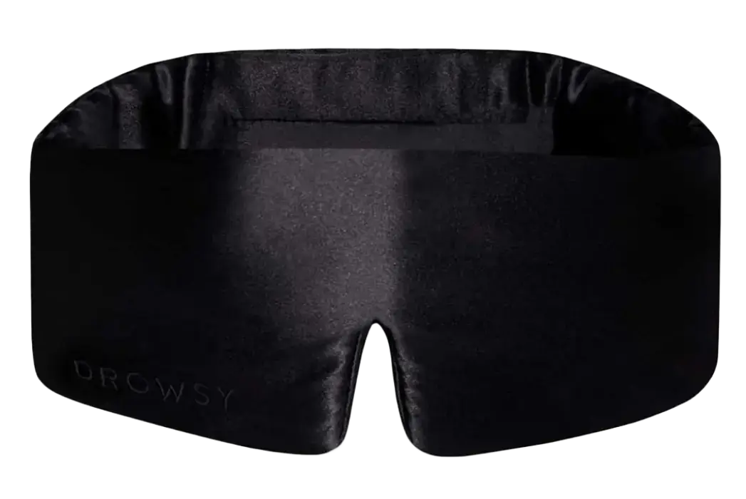 Drowsy Sleep Company Silk Sleep Eye Mask Black Jade