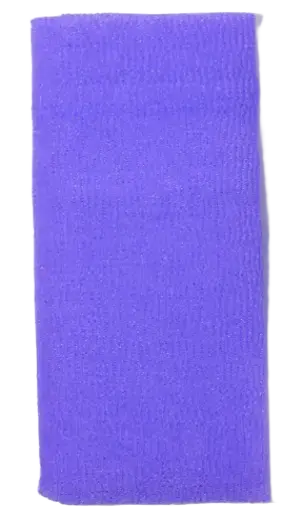 AOA Skin Exfoliating Bath Towel Purple