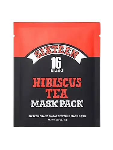 16brand Garden Toks Mask Pack Hibiscus Tea