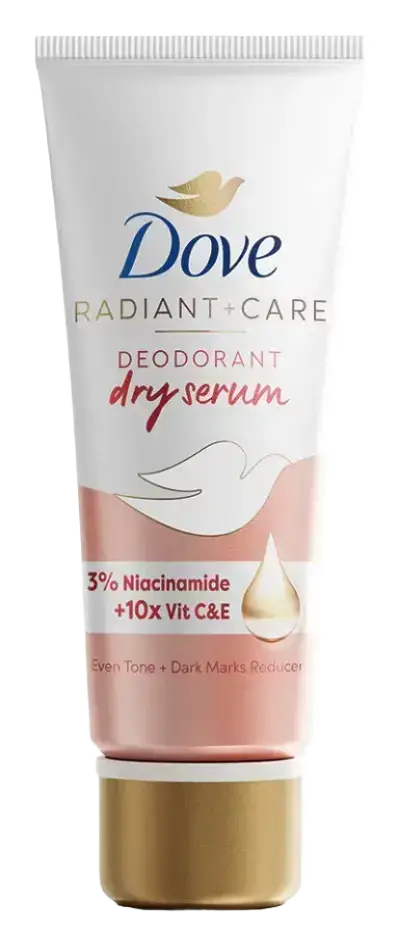 Dove Radiant + Care Deodorant Dry Serum 3% Niacinamide + 10x Vitamin C & E
