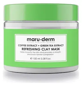 maru.derm Coffee Extract + Green Tea Extract Refreshing Clay Mask