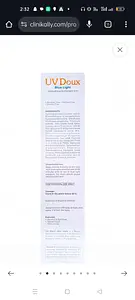 UV Doux Blue light sunscreen
