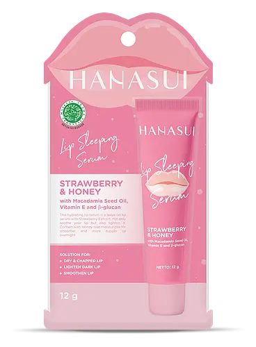 Hanasui Lip Sleeping Serum - Strawberry & Honey