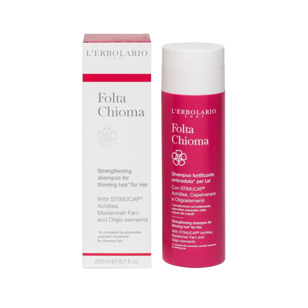 L'Erbolario Folta Chioma Strengthening Shampoo For Thinning Hair for Her