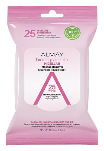 Almay Biodegradable Micellar Makeup Remover Cleansing Towelettes