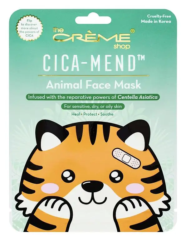 The Creme Shop Cica-Mend Animated Tiger Face Mask