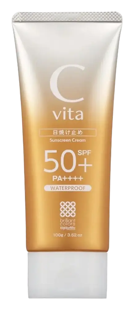 Meishoku Brilliant Colors C-Vita Sunscreen Cream SPF 50+