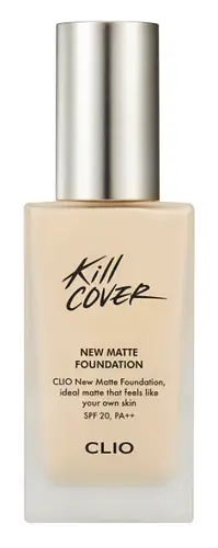 CLIO Kill Cover New Matte Foundation SPF 20 PA ++ #2.5 Ivory