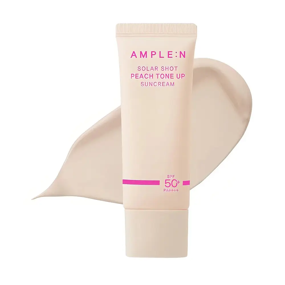 AMPLE:N Solar Shot Peach Tone Up Suncream SPF 50+ PA++++