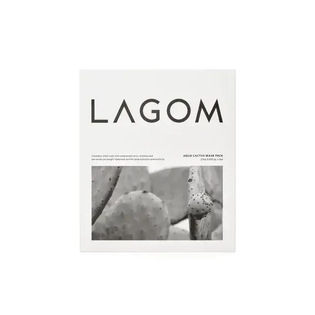 Lagom Aqua Cactus Mask Pack