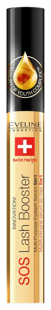 Eveline Sos Lash Booster Eyelash Serum 5 In 1 With Argan Oil