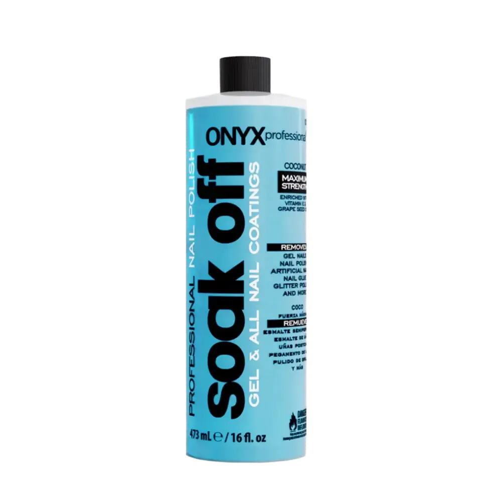 Onyx Professional Soak Off Formula Gel & Nail Polish Remover