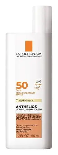 La Roche-Posay Anthelios Tinted Mineral Light Fluid Sunscreen SPF 50