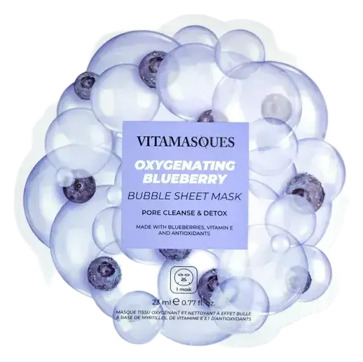 Vitamasques Blueberry Oxygenating Bubble Face Mask