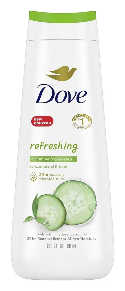 Dove Refreshing Body Wash Cucumber & Green Tea