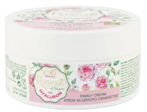 Victoria Beauty Roses of Bulgaria and Hyaluron Family Cream