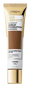 L'Oreal Age Perfect Radiant Serum Foundation With SPF 50 140 Chestnut