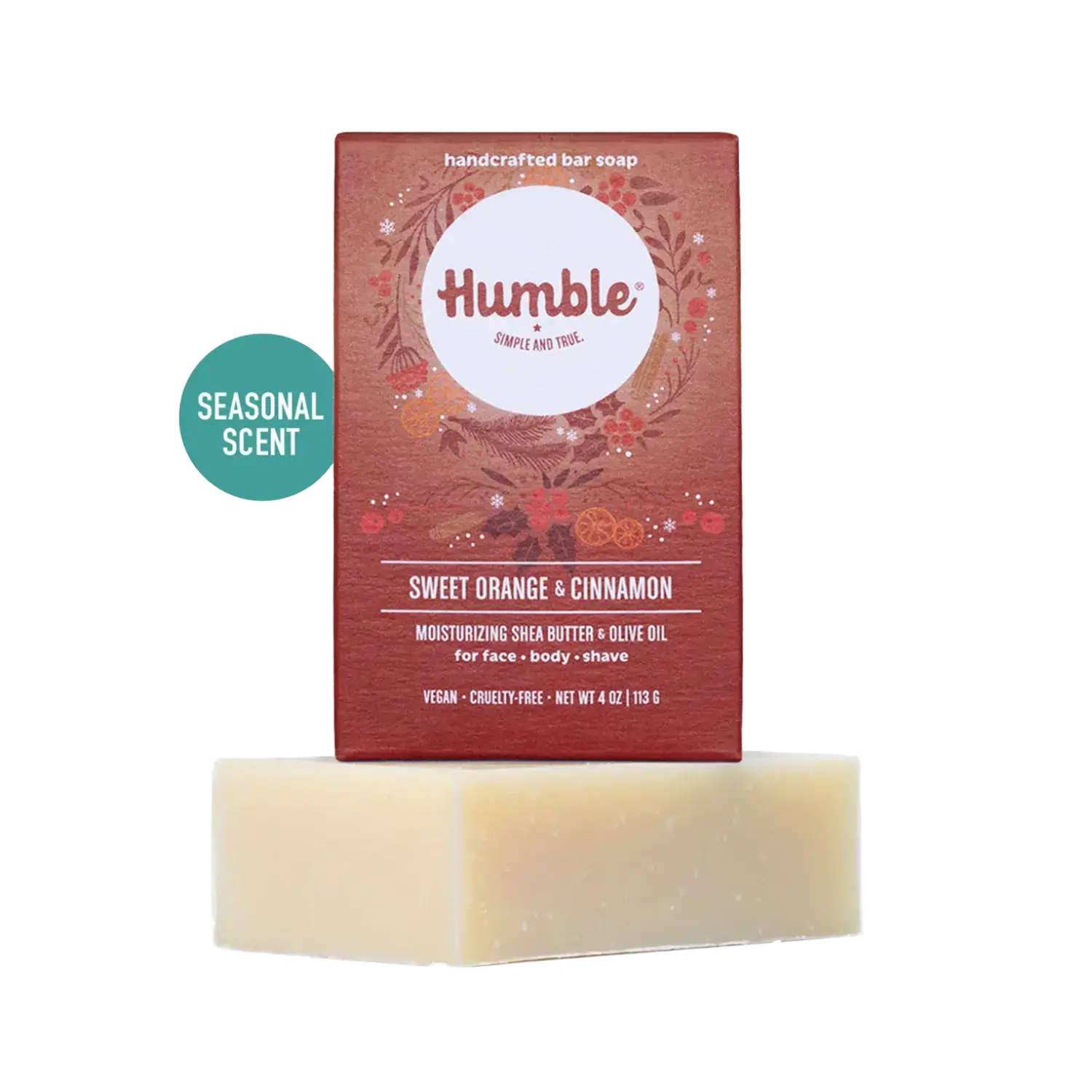Humble Brands Handcrafted Bar Soap Sweet Orange & Cinnamon