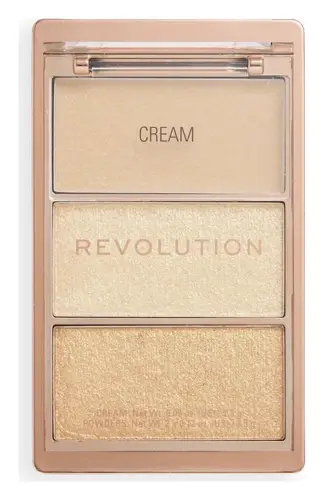 Revolution Beauty Highlight Icon Palette Rosy Gold Glow