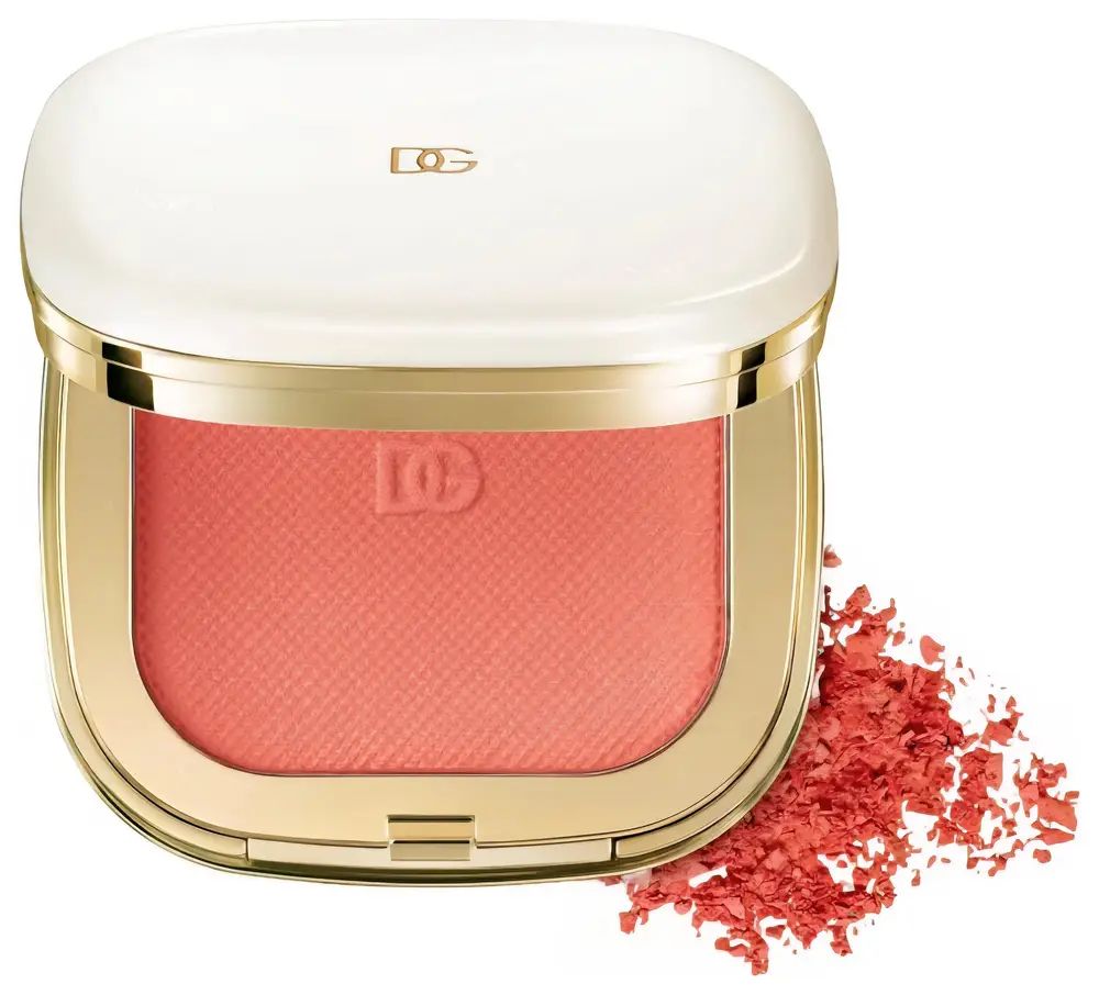 Dolce & Gabbana Cheeks & Eyes Match Long-Lasting Powder Blush 02 Joyful Peach