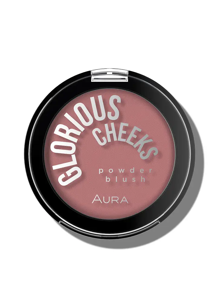 Aura Cosmetics Glorious Cheeks Powder Blush 215 Deep Wine