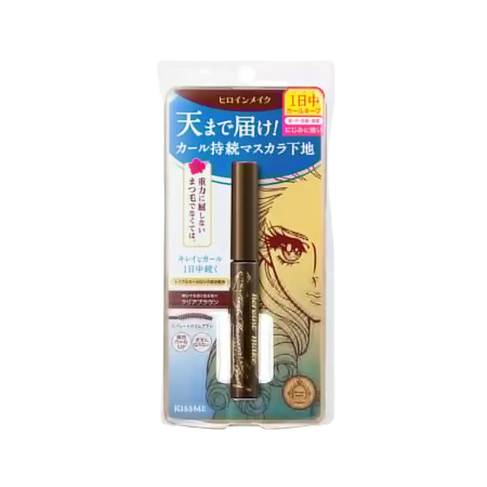 ISEHAN Heroine Make Curl Keep Mascara Base Waterproof Clear Brown