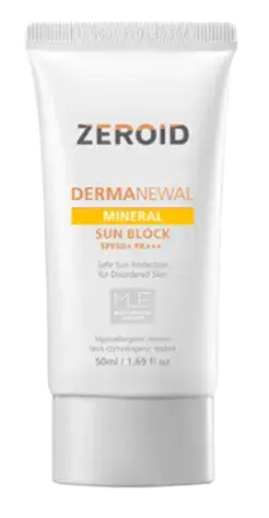 Zeroid Dermanewal Mineral Sun Block SPF 50+