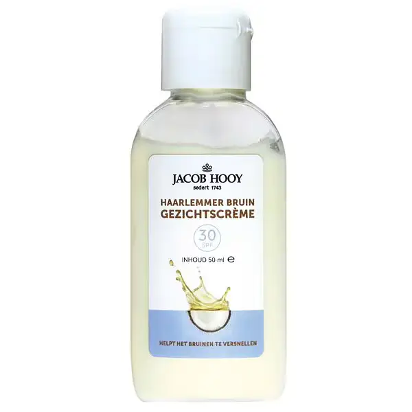 Jacob Hooy SPF30 Haarlemmer Bruin Gezichtscrème