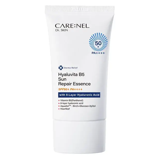 CARE:NEL Hyaluvita B5 Sun Repair Essence SPF50+ PA++++