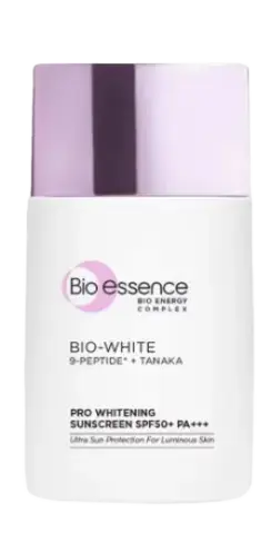 Bio Essence Bio-White 9-Peptide + Tanaka Pro Whitening Sunscreen SPF 50+