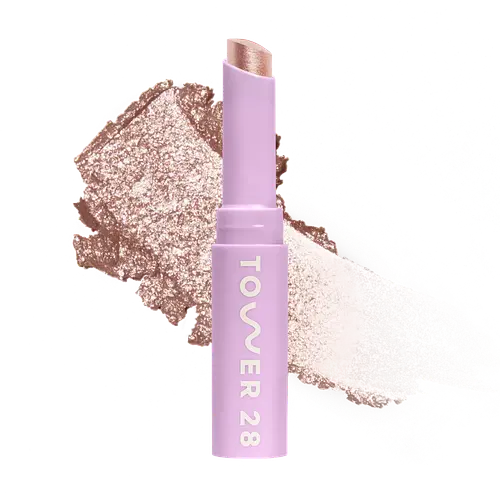 Tower 28 Beauty Gogo Cooling Shimmer 8H Eyeshadow Stick Roxy