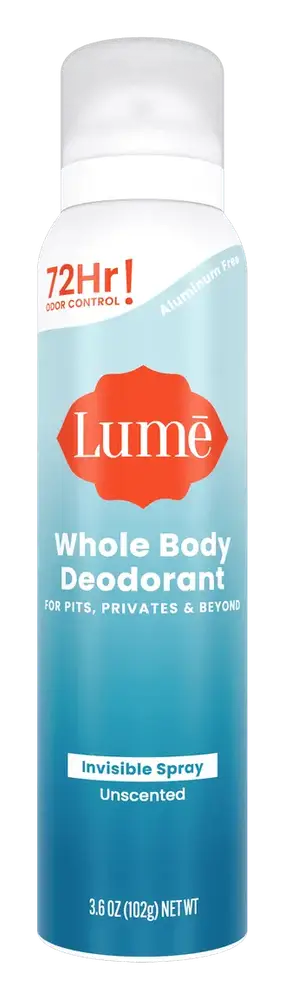 Lume Invisible Spray Deodorant Unscented