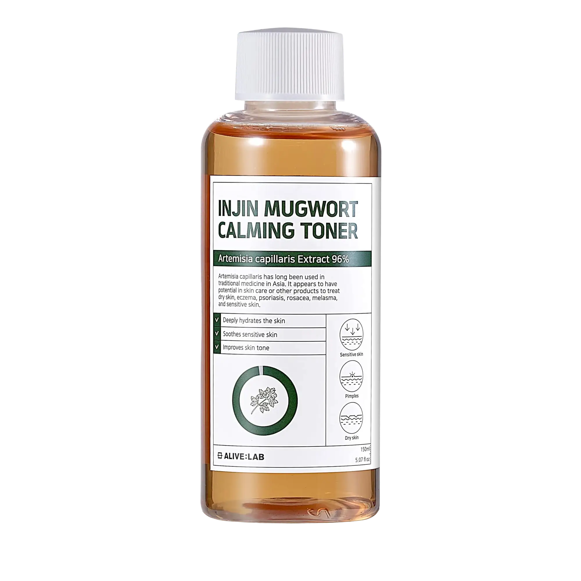 ALIVE:LAB Injin Mugwort Calming Toner