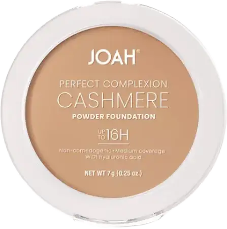 Joah Beauty Perfect Complexion Cashmere Powder Foundation Light With Cool Undertones