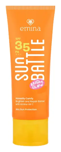 Emina Sun Battle Bright Glow Sunscreen Serum SPF 35 PA+++