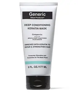 Generic Value Products Deep Conditioning Keratin Mask Compare To It's A 10 Miracle Deep Conditioner Plus Keratin