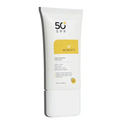 Wiwify Anti-Spot, Skin Tone Equalizer, High Protection Sun Cream SPF 50+ 50 ml