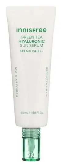 innisfree Green Tea Hyaluronic Sun Serum SPF 50+