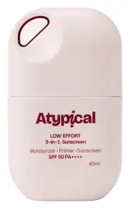 Atypiical Low Effort 3-In-1 Sunscreen SPF 50 PA++++