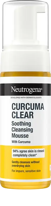 Neutrogena Curcuma Clear Soothing Cleansing Mousse