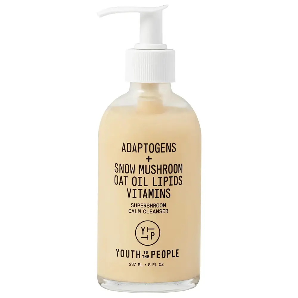 Youth To The People Adaptogens + Snow Mushroom + Oat Oil Lipids + Vitamins Supershroom Calm Cleanser